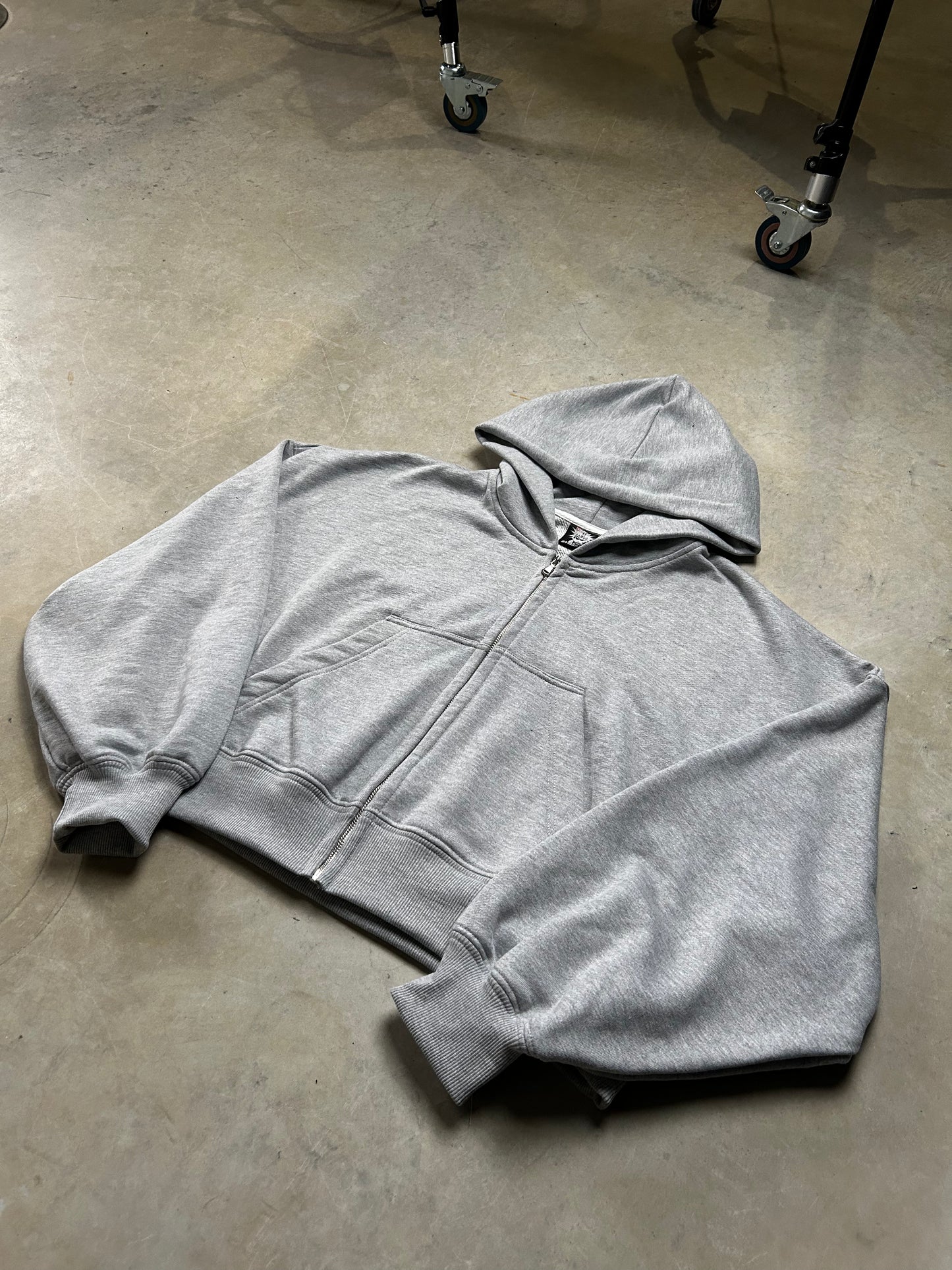 "Oversize Ash" Zip-Hoodie