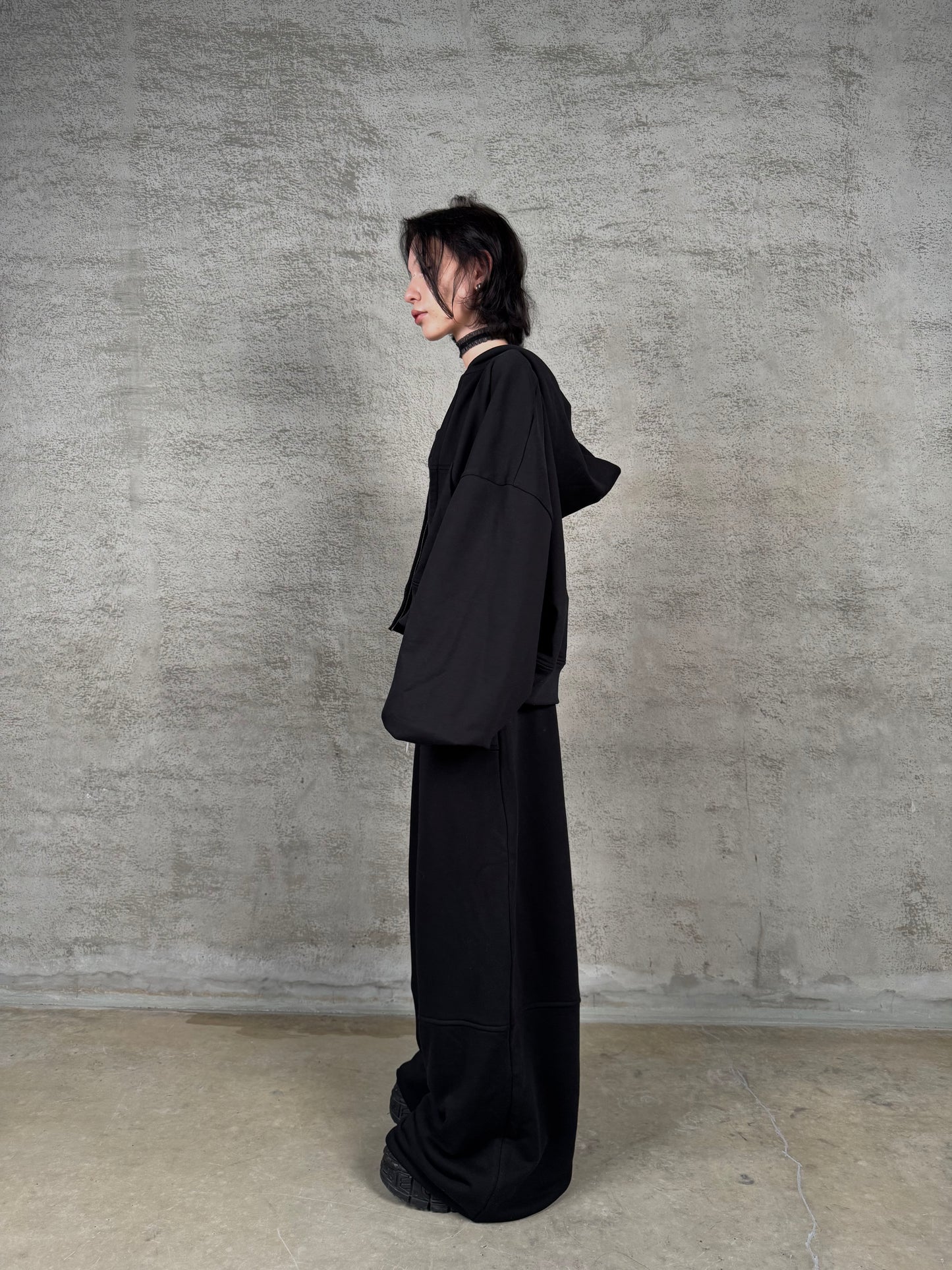 "Oversize Midnight" Zip-Hoodie