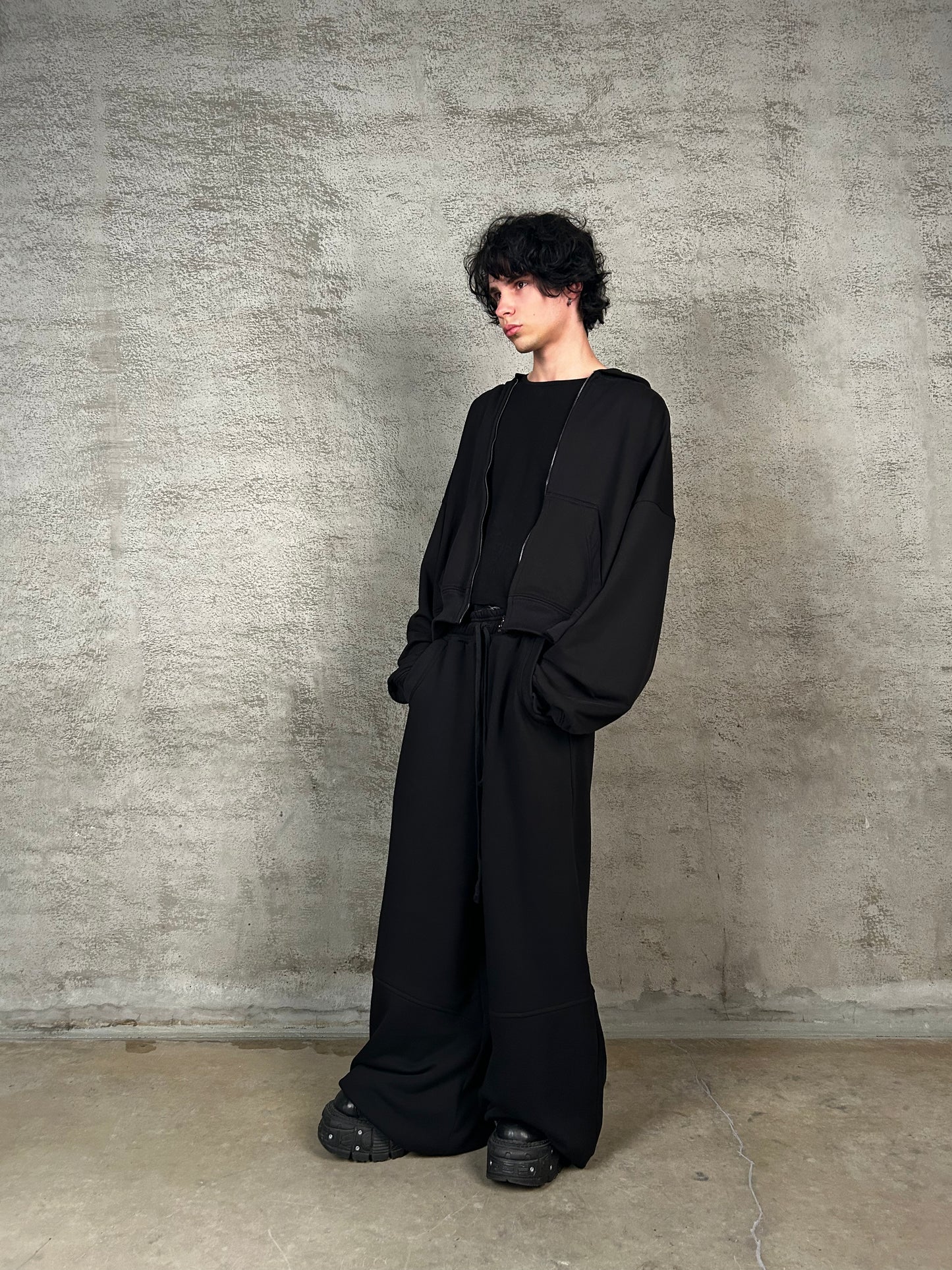 "Oversize Midnight" Zip-Hoodie