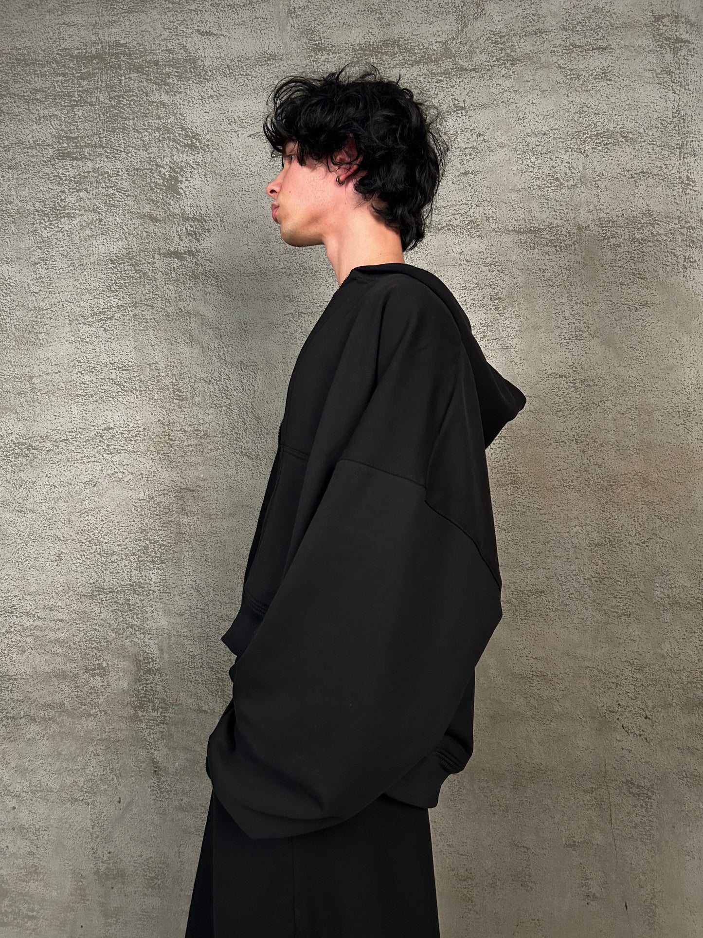 "Oversize Midnight" Zip-Hoodie