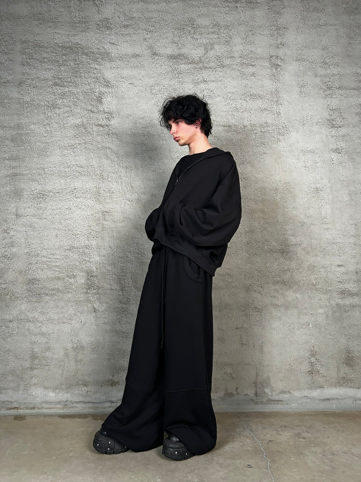"Oversize Midnight" Zip-Hoodie