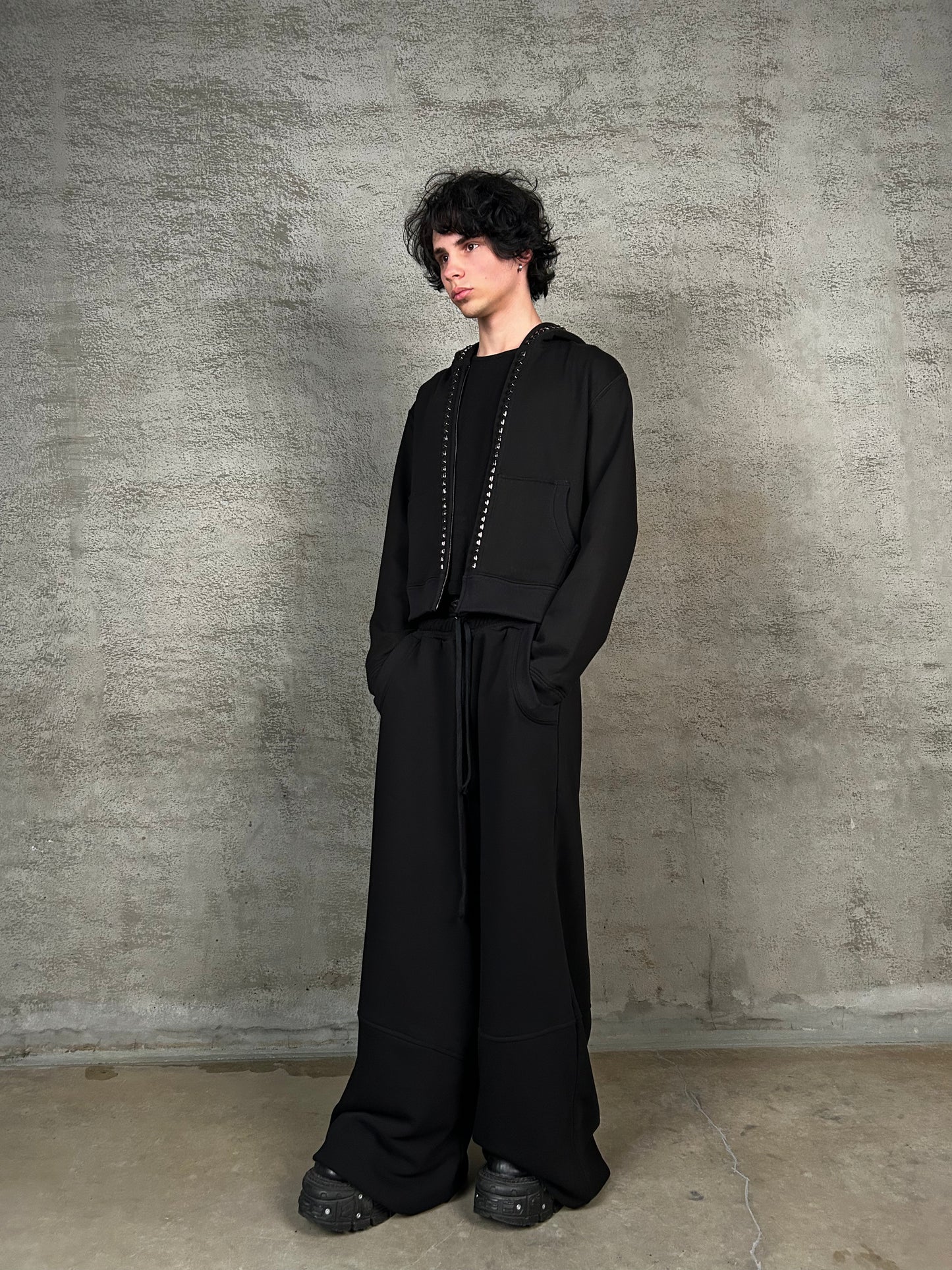 "Midnight Spike" Zip-Hoodie