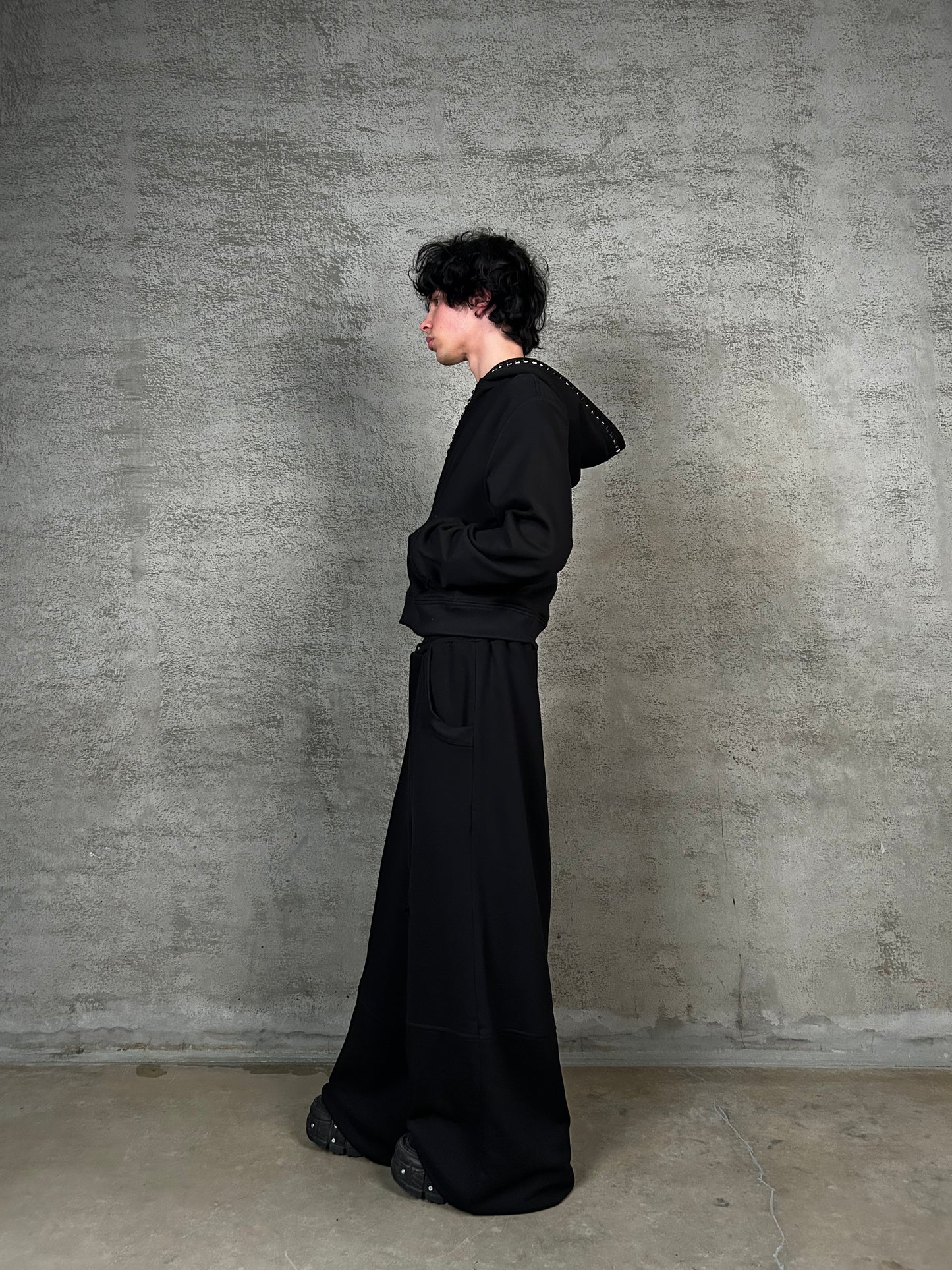 "Midnight Spike" Zip-Hoodie