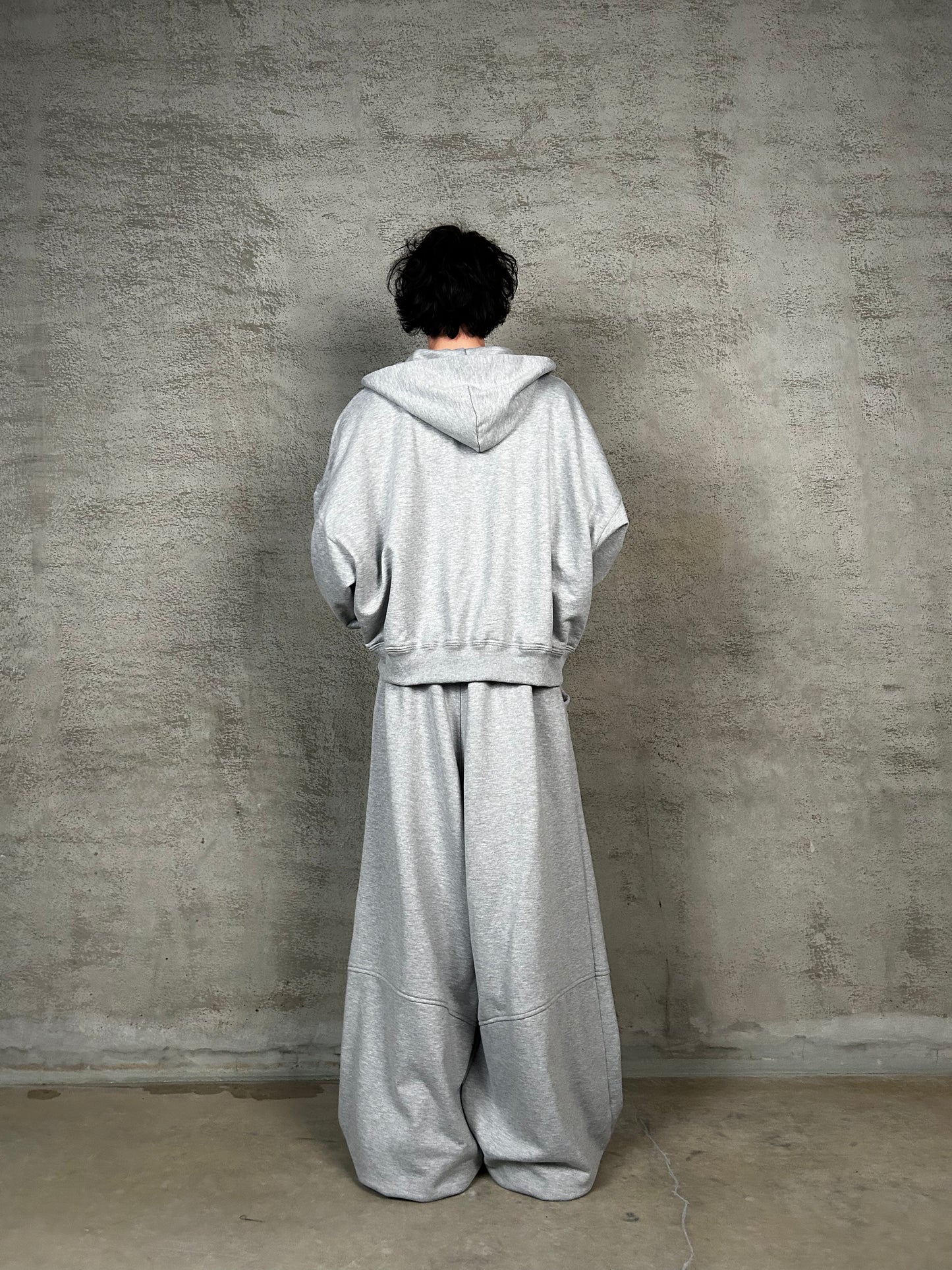 "Oversize Ash" Zip-Hoodie
