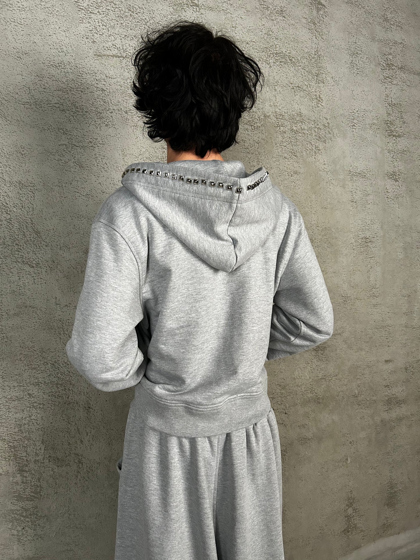 "Ash Spike" Zip-Hoodie