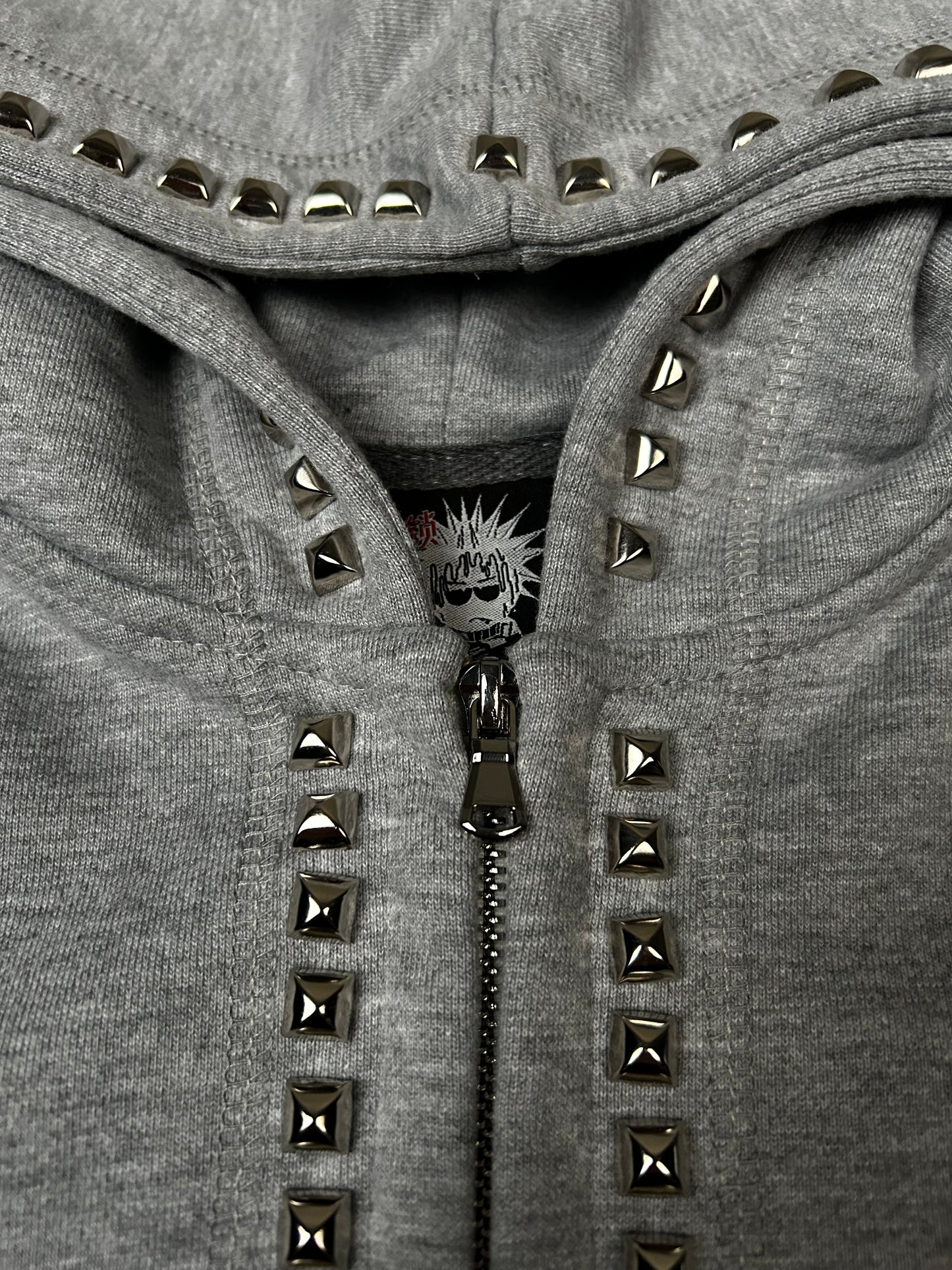 "Ash Spike" Zip-Hoodie