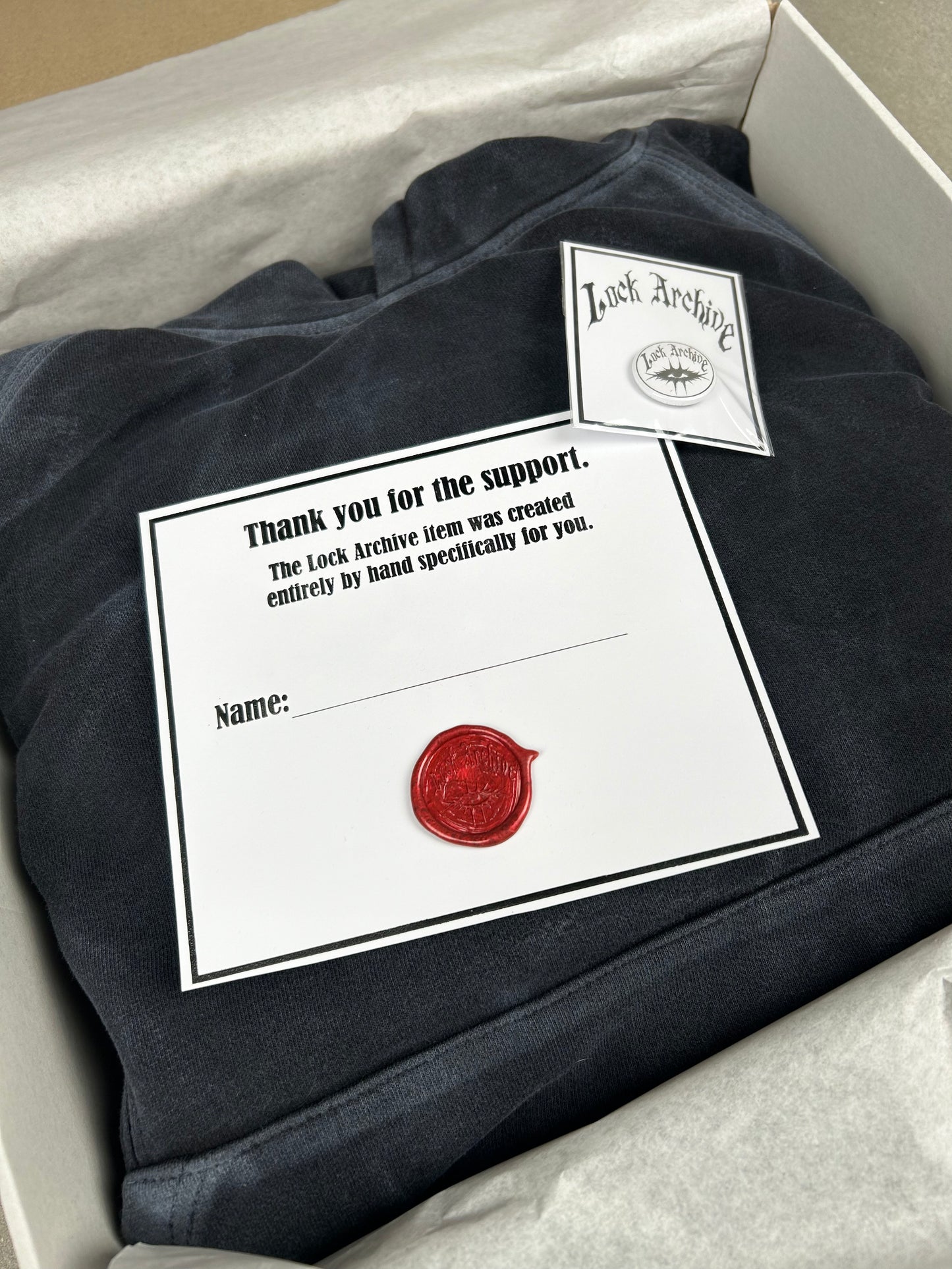 "DYED BLACK" Hoodie