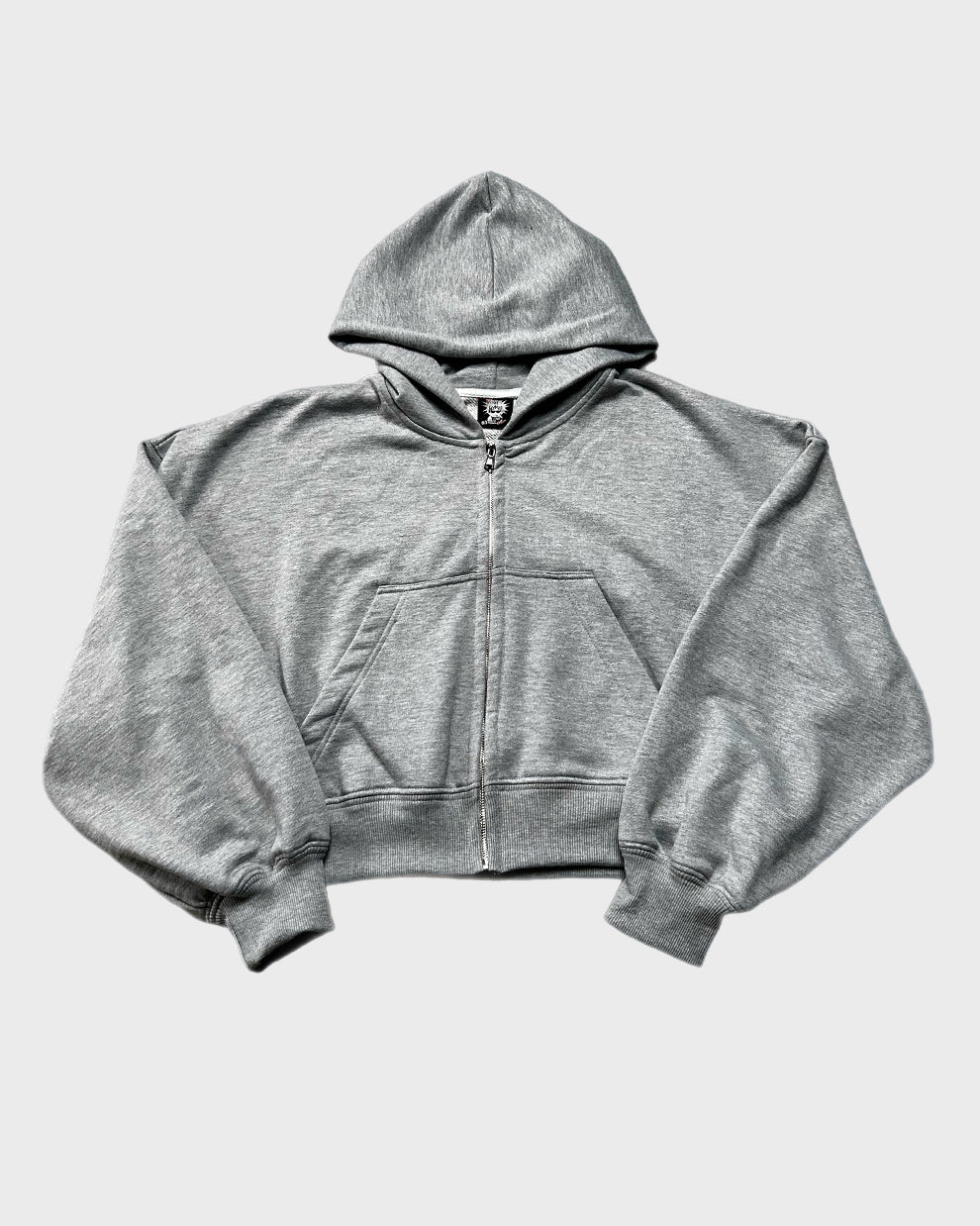 "Oversize Ash" Zip-Hoodie