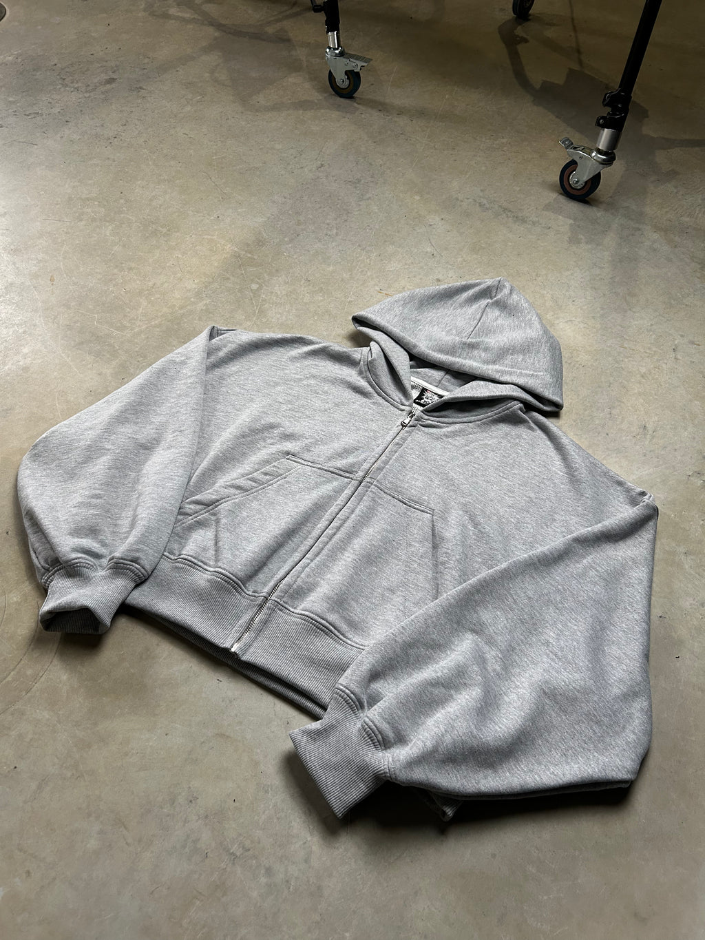 "Oversize Ash" Zip-Hoodie
