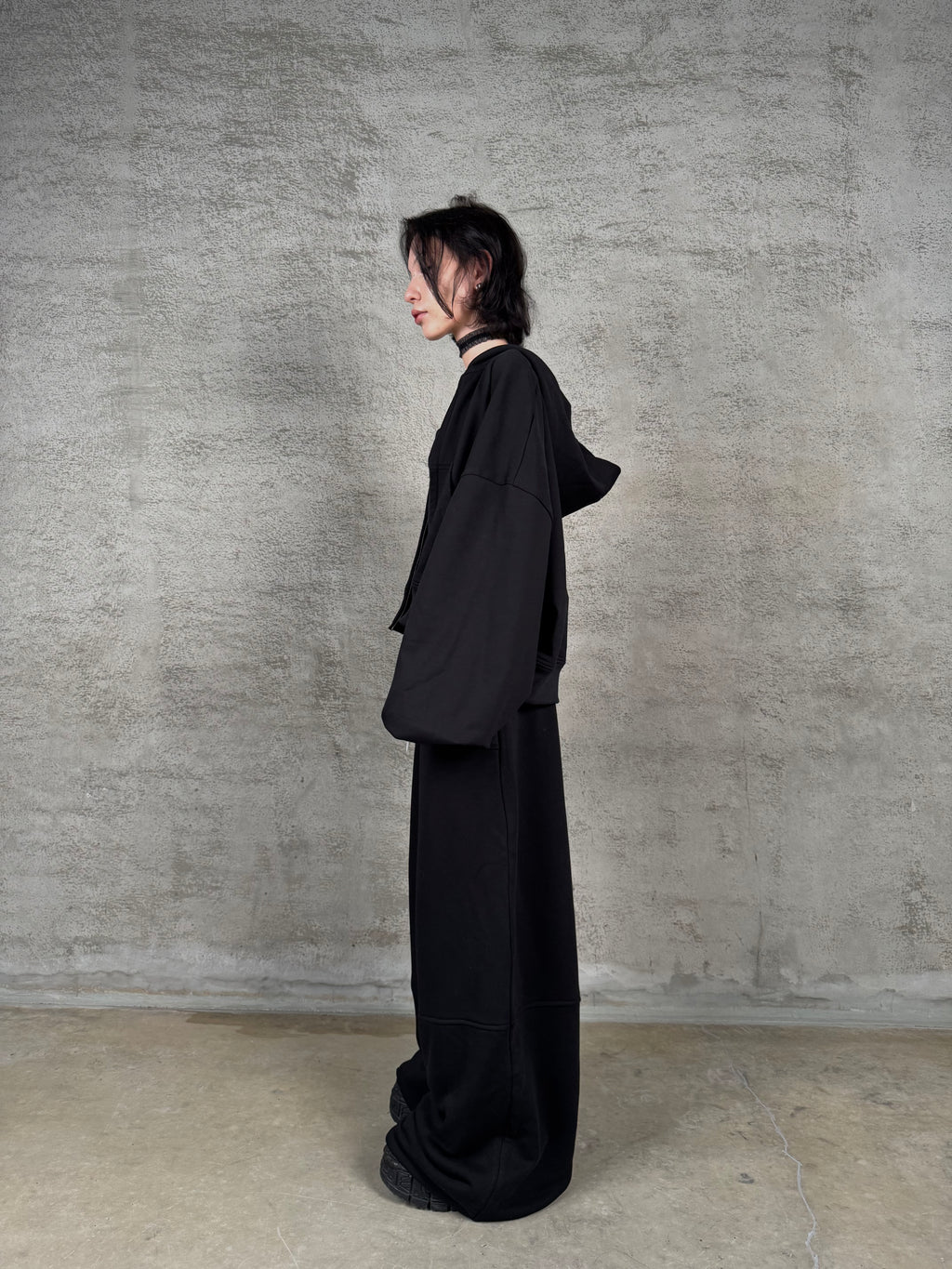 "Oversize Midnight" Zip-Hoodie