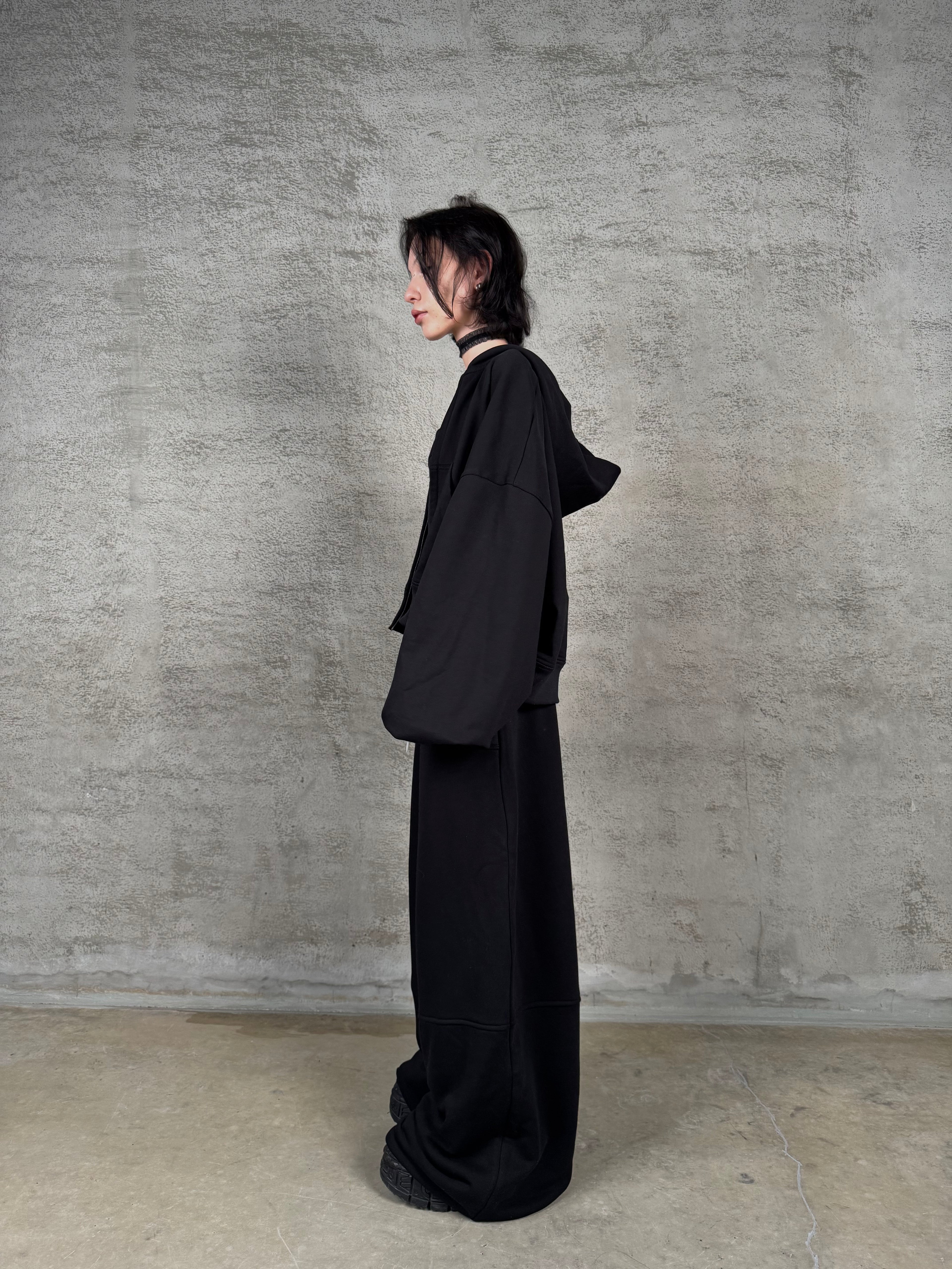 "Oversize Midnight" Zip-Hoodie