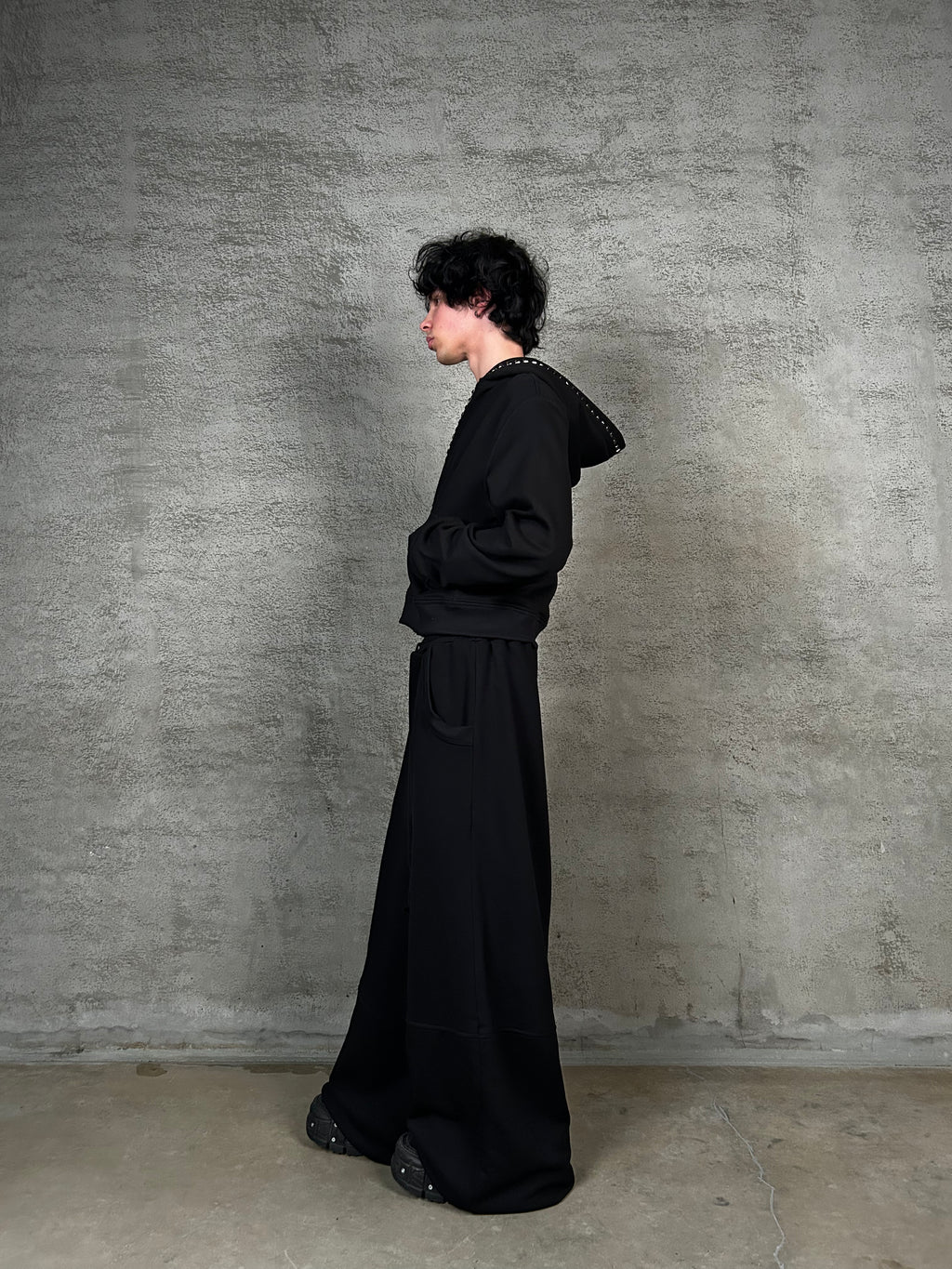 "Midnight Spike" Zip-Hoodie