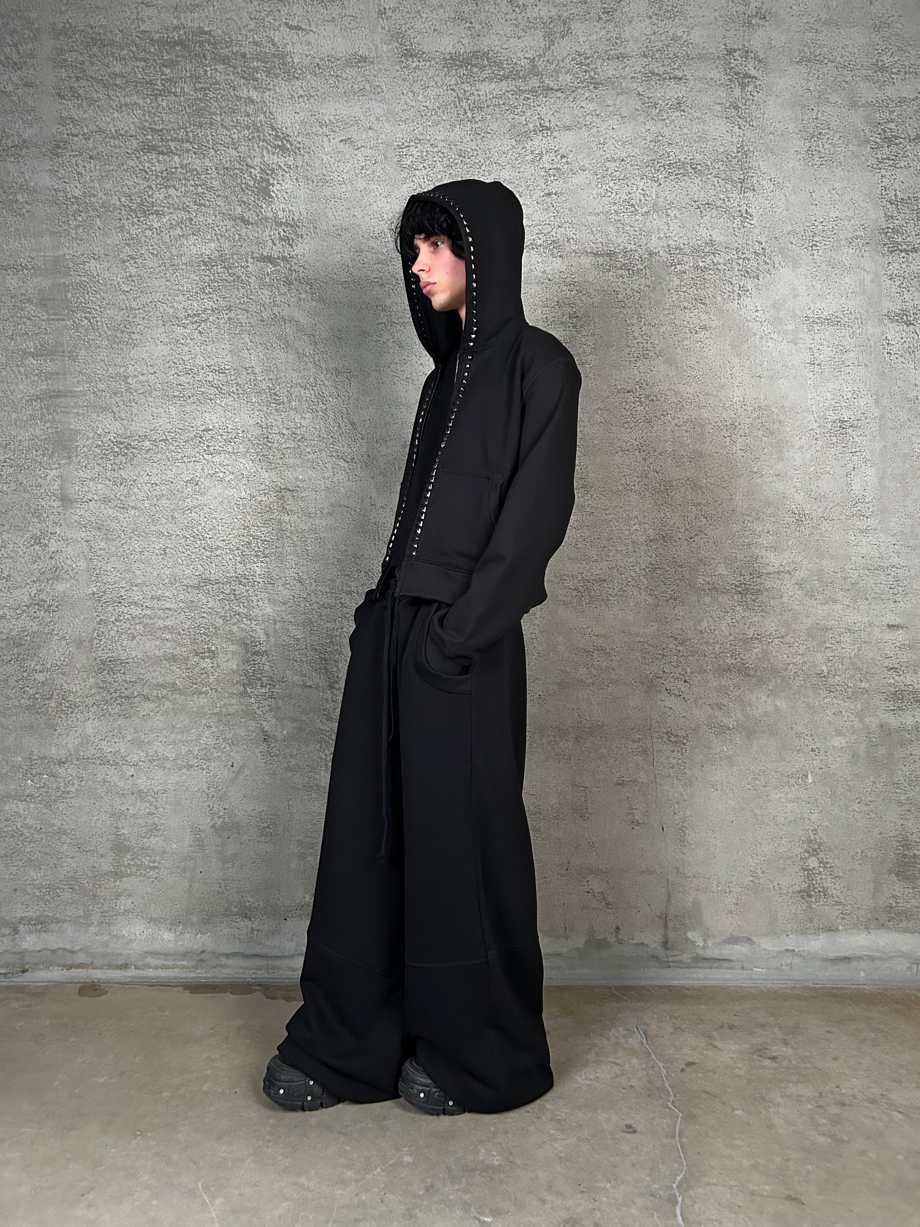 "Midnight Spike" Zip-Hoodie