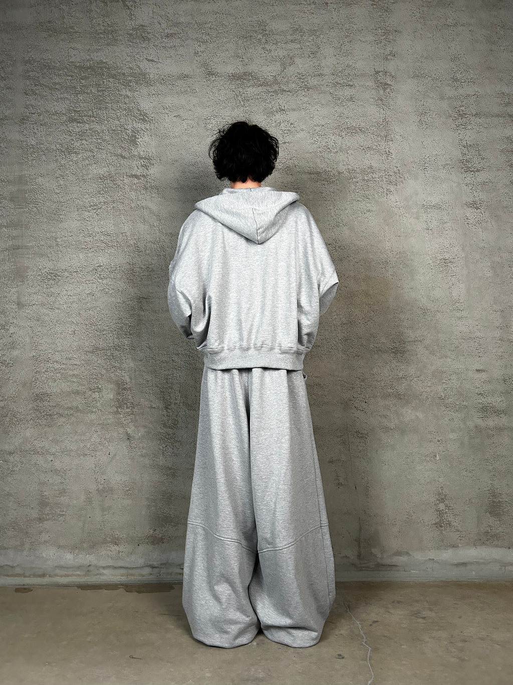 "Oversize Ash" Zip-Hoodie