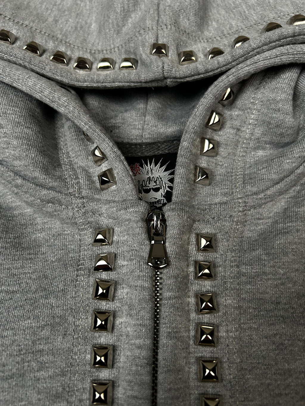"Ash Spike" Zip-Hoodie