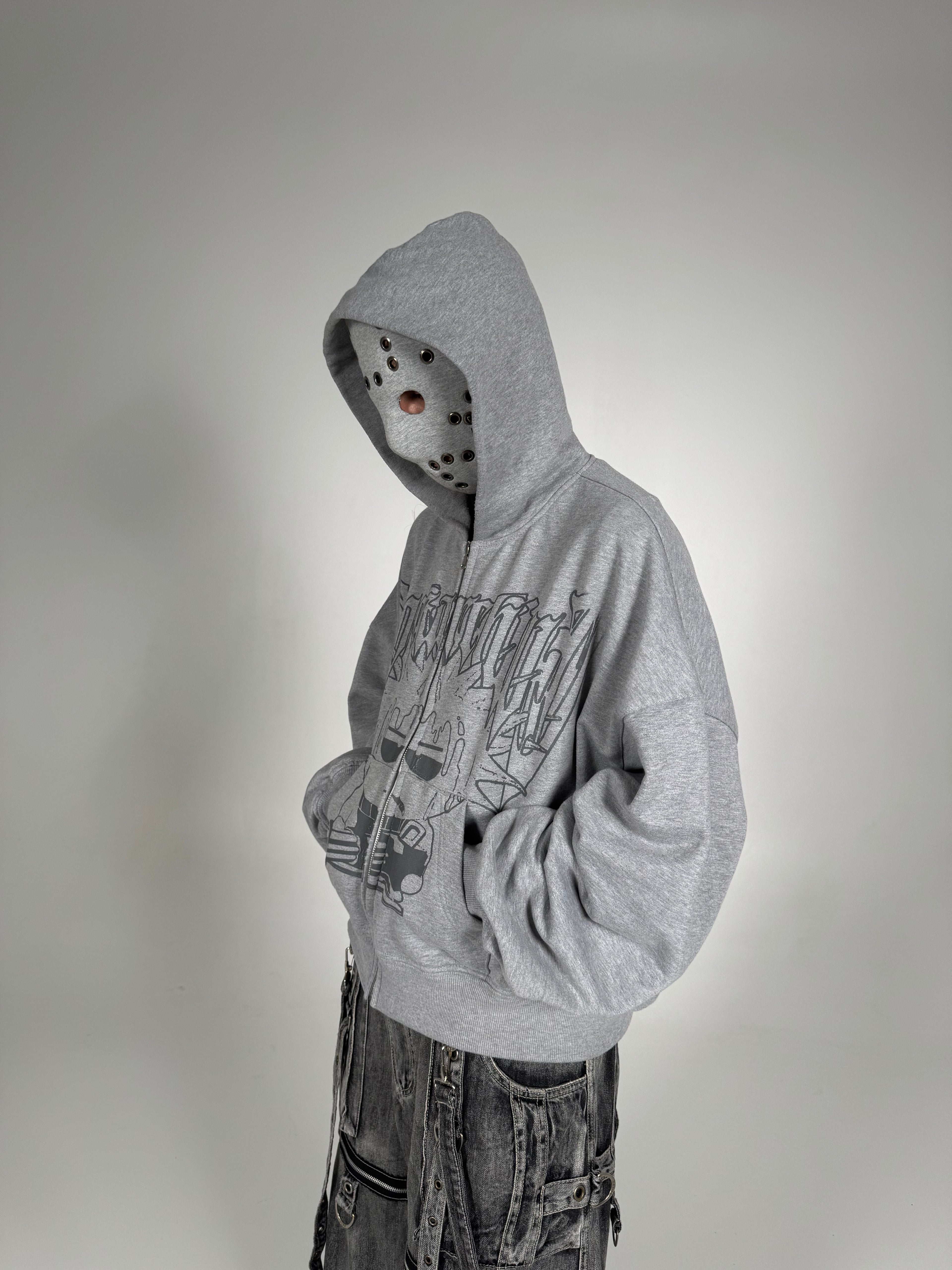 "SOUTH SIDE KID" Zip-Hoodie