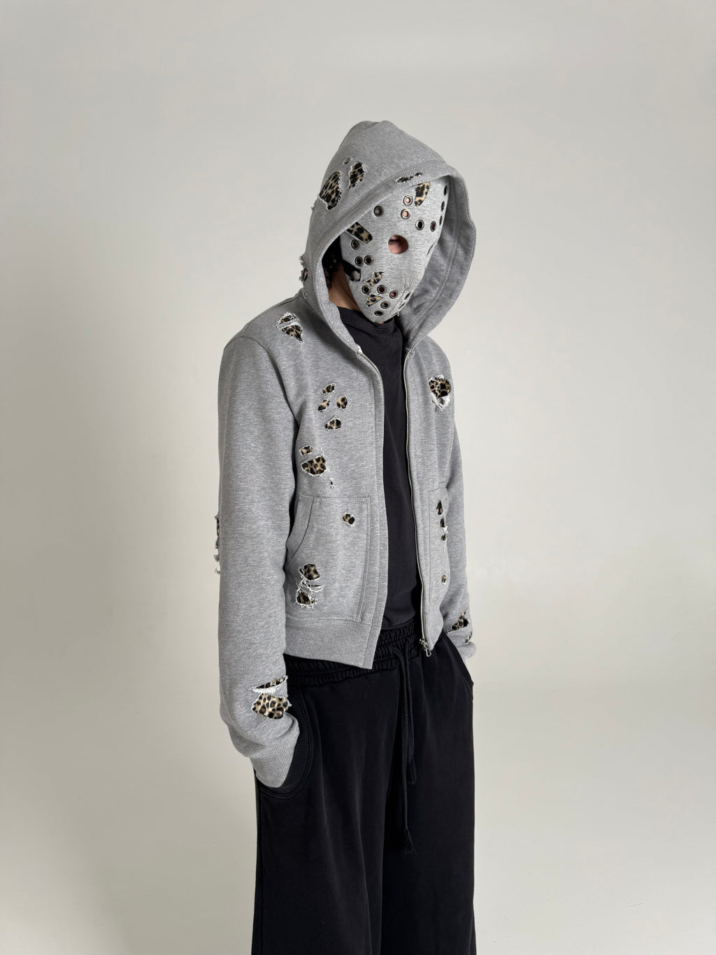 "Leo-Ash" Zip-Hoodie