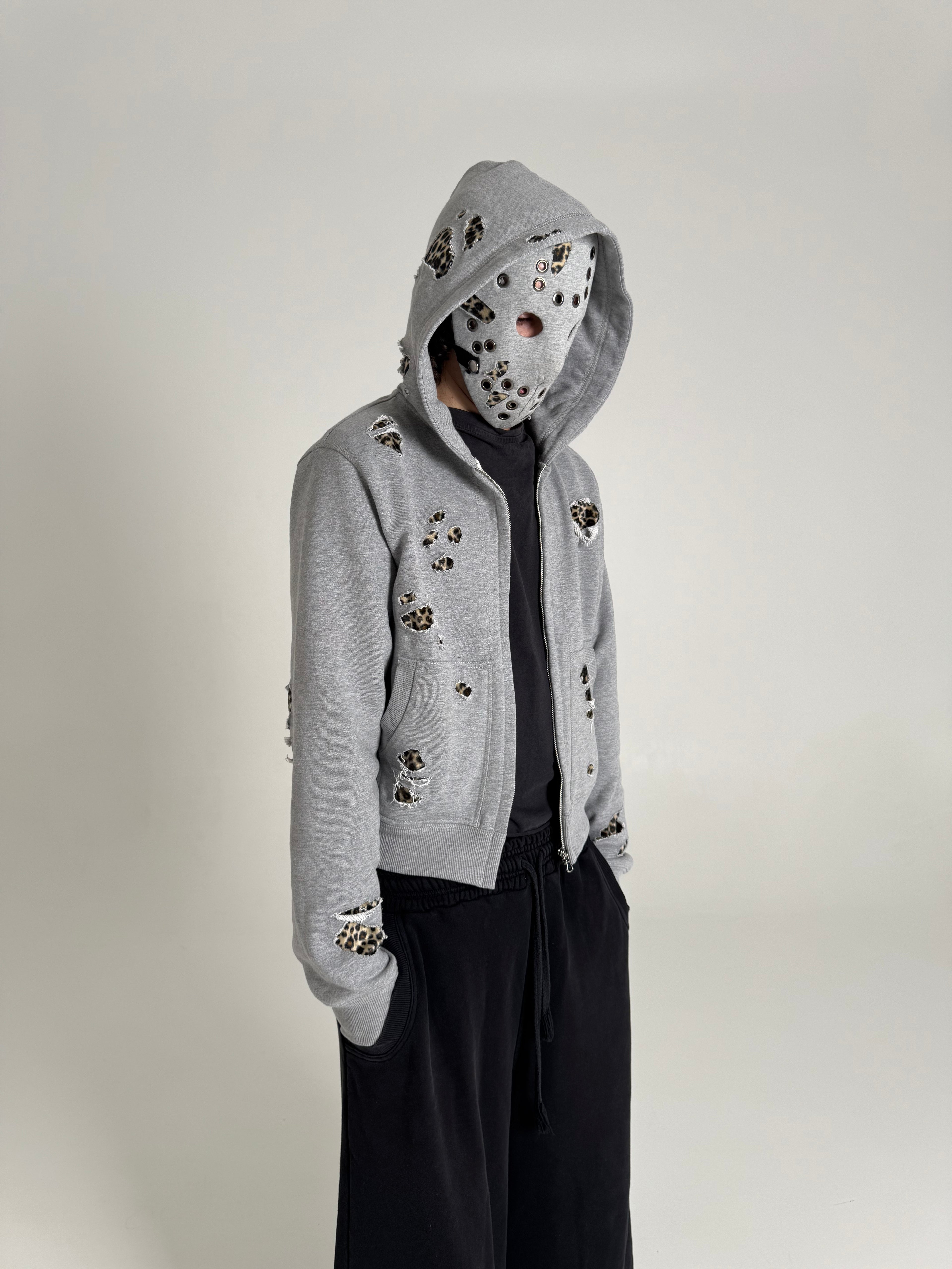 "Leo-Ash" Zip-Hoodie